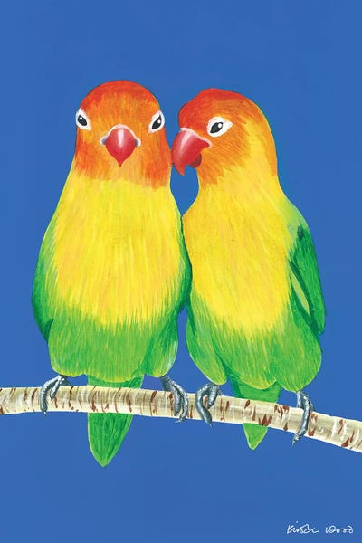 Little Love Birds by Kirstin Wood art print