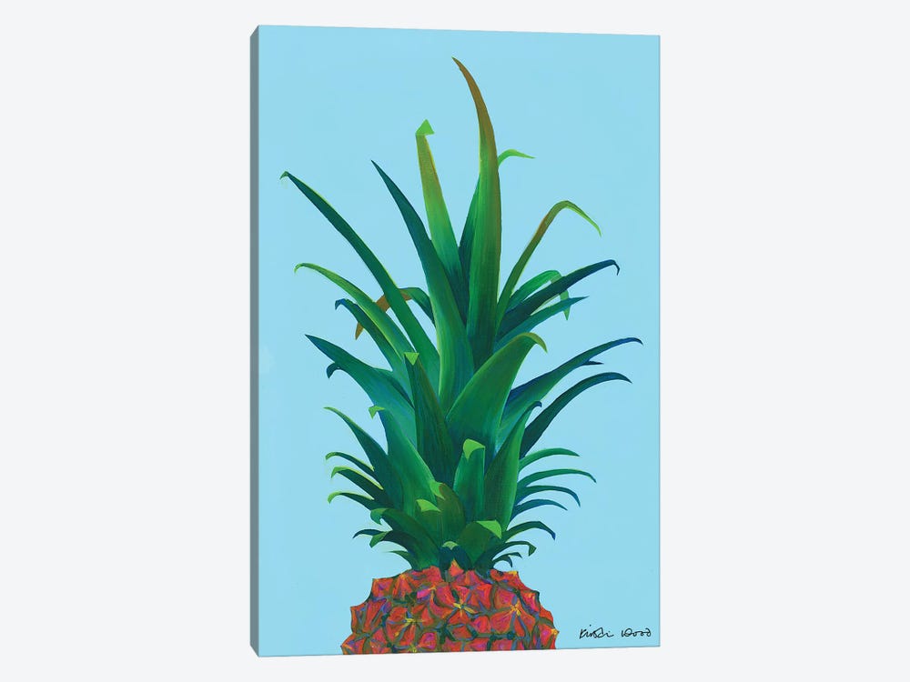 Spiky Pineapple by Kirstin Wood 1-piece Canvas Art Print