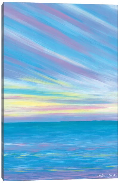 Sunset Beach Canvas Art Print - Kirstin Wood