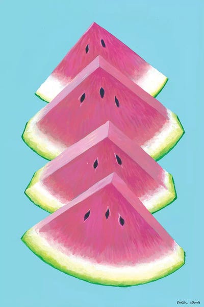 Kirstin Wood: Watermelon Wedges by Kirstin Wood