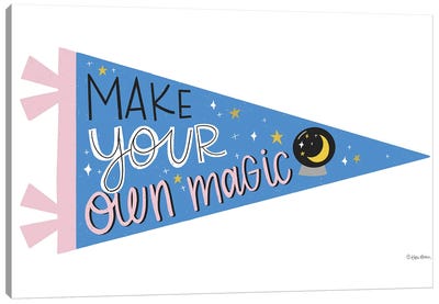 Make Your Own Magic Pennant Canvas Art Print