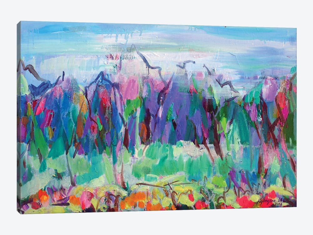 Candy Mountain by Kyungsoo Lee 1-piece Canvas Print