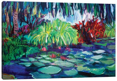 Water Lilies Canvas Art Print - Kyungsoo Lee
