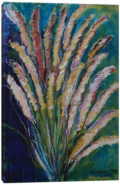 Pampas Grass Canvas Art Print - Kyungsoo Lee