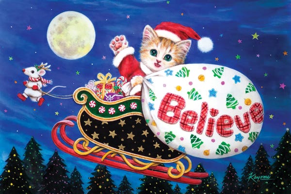 Christmas Animals: Believe by Kayomi Harai