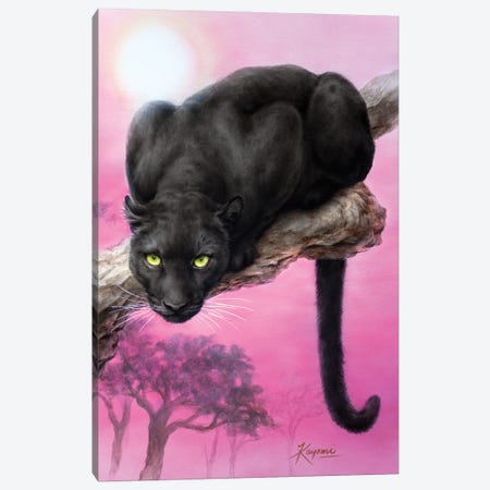 Black Panther Canvas Print #KYI103} by Kayomi Harai Canvas Wall Art