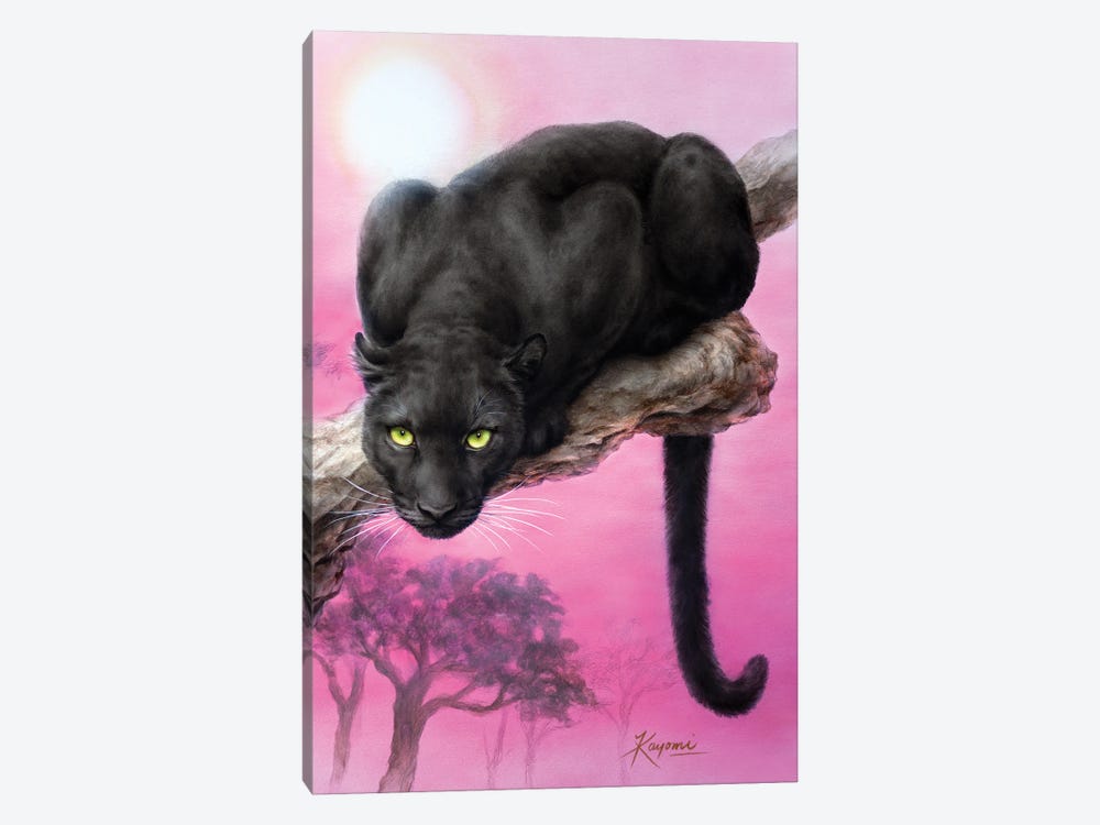 Black Panther by Kayomi Harai 1-piece Canvas Print
