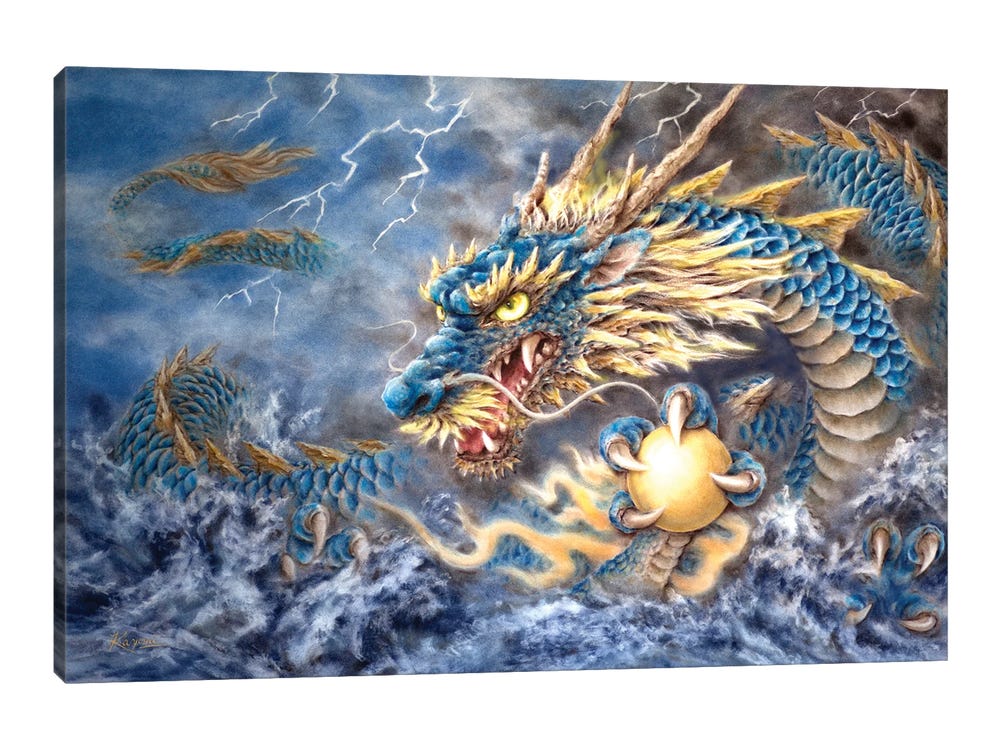 Dragon Girl Myth, 5D Diamond Painting Kits