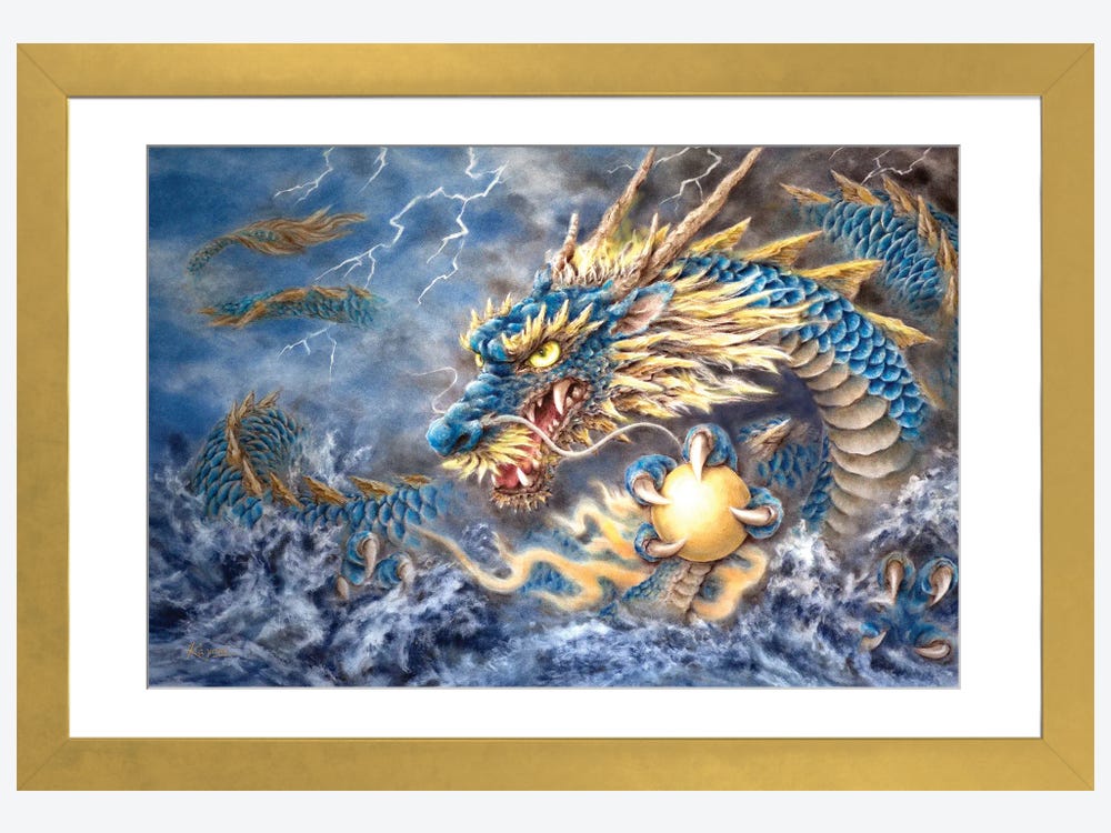  ZQM Hang A Picture Dragon Age Origins Dragon Canvas
