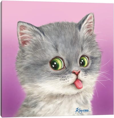 365 Days Of Cats: 14 Canvas Art Print - Kitten Art