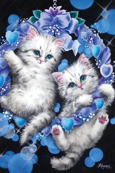 Blue Wreath by Kayomi Harai art print