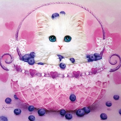 Blueberry Basket by Kayomi Harai art print