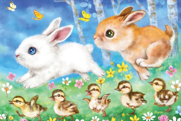 Kayomi Harai: Bunnies And Ducklings by Kayomi Harai