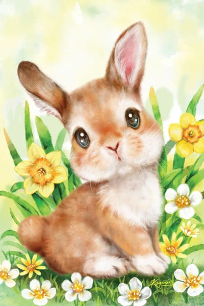 Bunny Thoughts by Kayomi Harai multi panel art