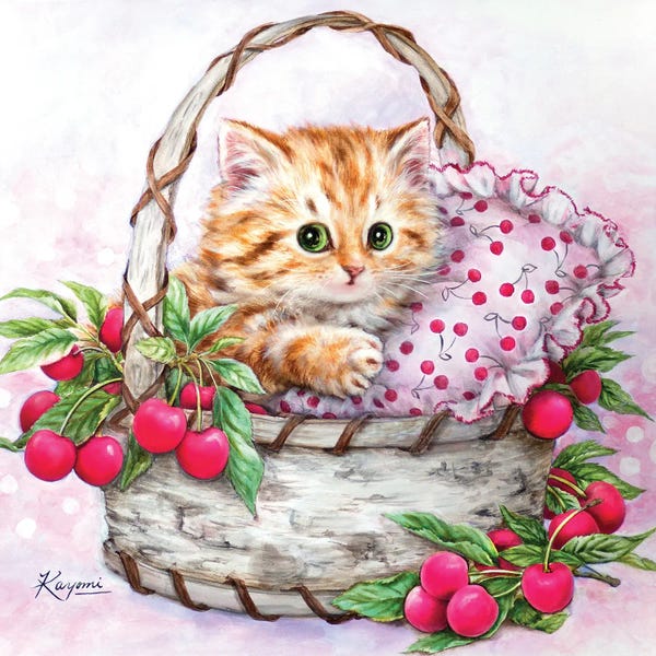 Kittens: Cherries by Kayomi Harai