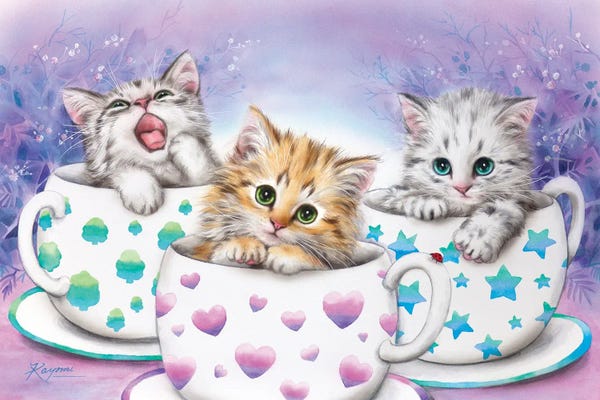 Kittens: Coffee Break by Kayomi Harai