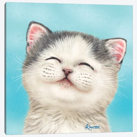 365 Days Of Cats: 22 Canvas Print #KYI16} by Kayomi Harai Canvas Wall Art