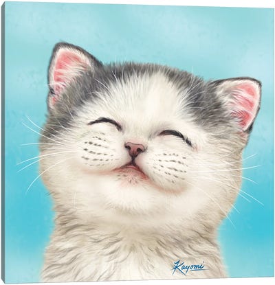 365 Days Of Cats: 22 Canvas Art Print - Kayomi Harai