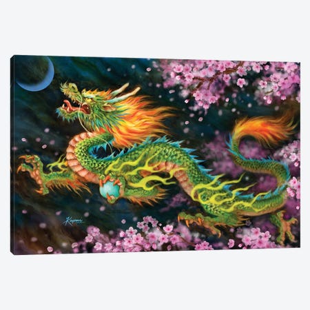 Dragon Spirit Canvas Print #KYI170} by Kayomi Harai Art Print