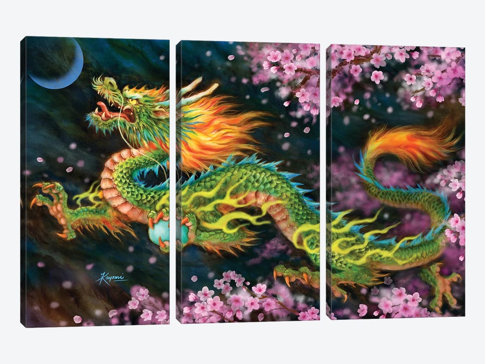 Dragon Spirit by Kayomi Harai 3-piece Art Print