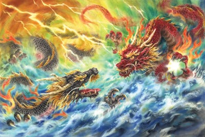 Encountering Dragons by Kayomi Harai art print
