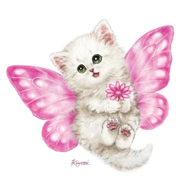 Kayomi Harai: Fairy Kitten Pink by Kayomi Harai