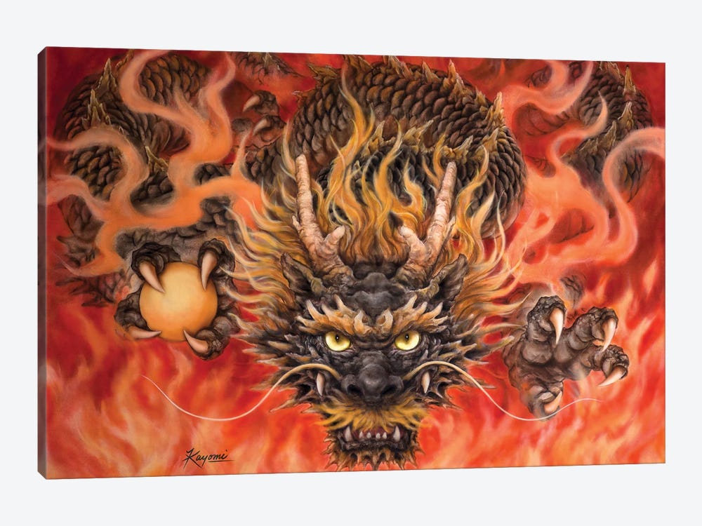 Fire Dragon by Kayomi Harai 1-piece Canvas Artwork