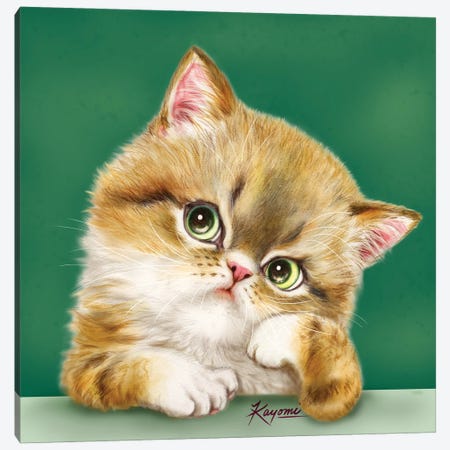 365 Days Of Cats: 26 Canvas Print #KYI18} by Kayomi Harai Art Print