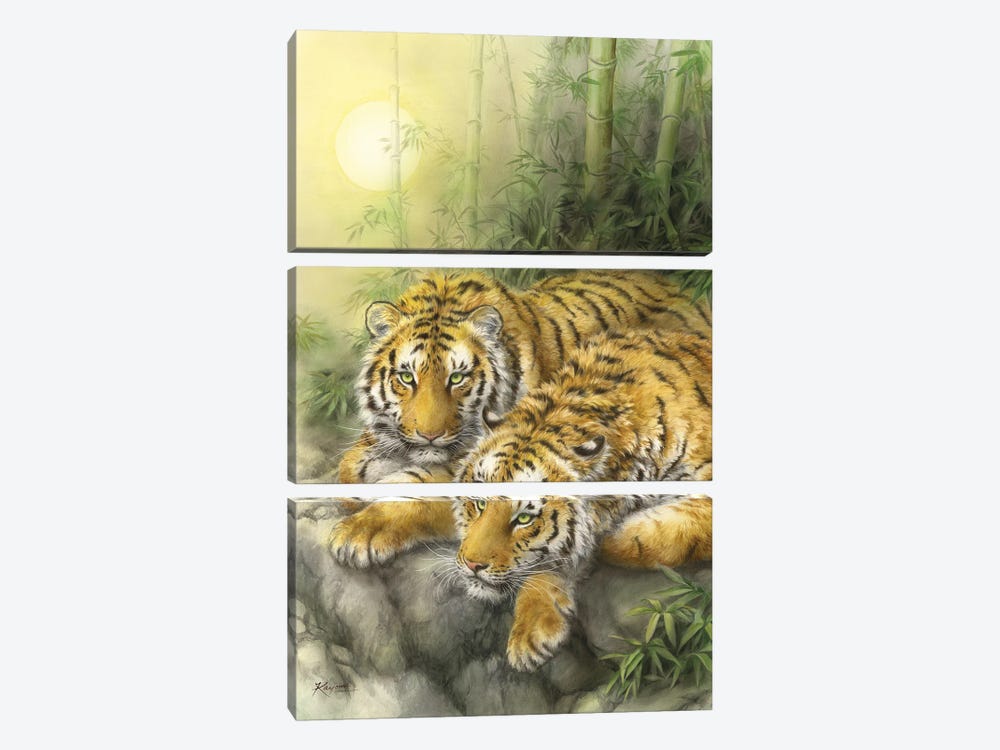 Forest Morning by Kayomi Harai 3-piece Canvas Art Print