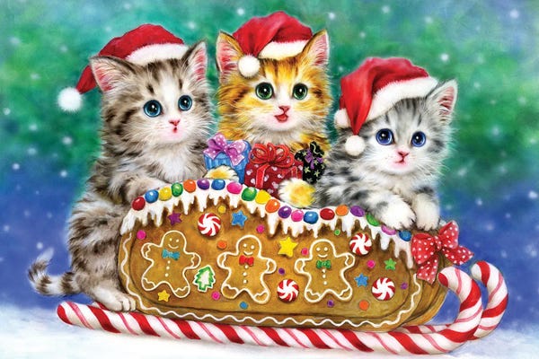 Christmas Animals: Gingerbread Sleigh by Kayomi Harai