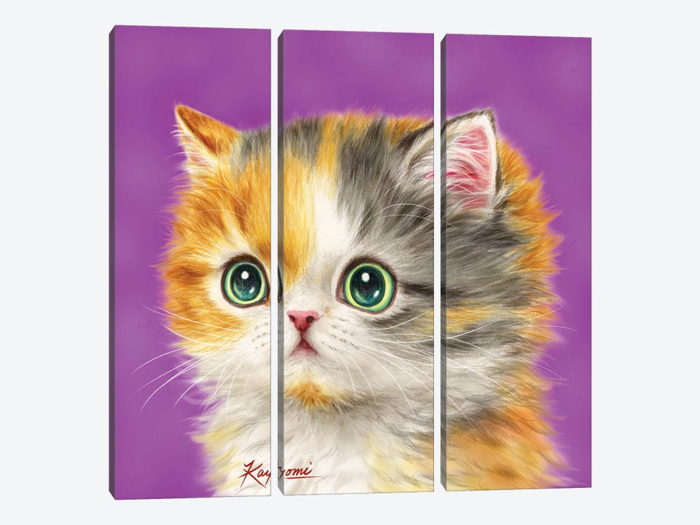 365 Days Of Cats: 28 by Kayomi Harai 3-piece Art Print