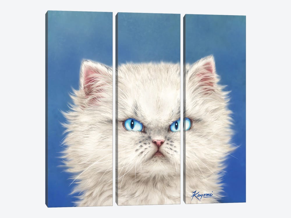 365 Days Of Cats: 1 by Kayomi Harai 3-piece Canvas Art Print