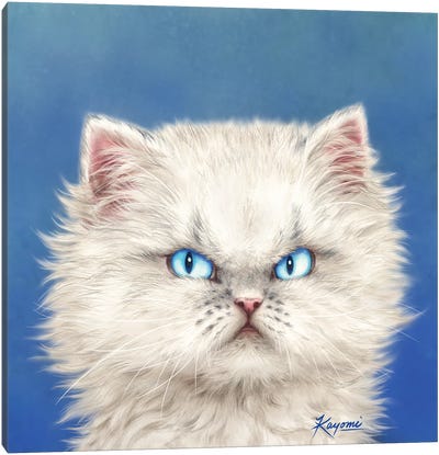 365 Days Of Cats: 1 Canvas Art Print - Kayomi Harai