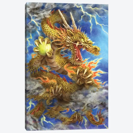 Golden Dragon 2012 Canvas Print #KYI200} by Kayomi Harai Canvas Art Print