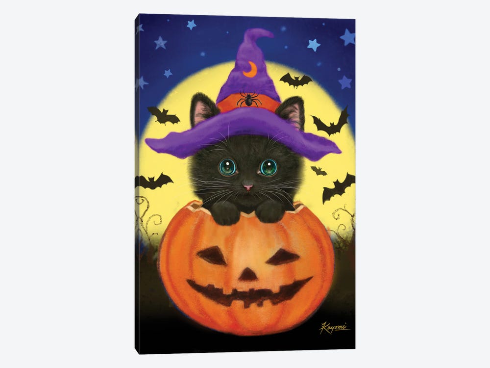 Halloween Cat by Kayomi Harai 1-piece Canvas Art