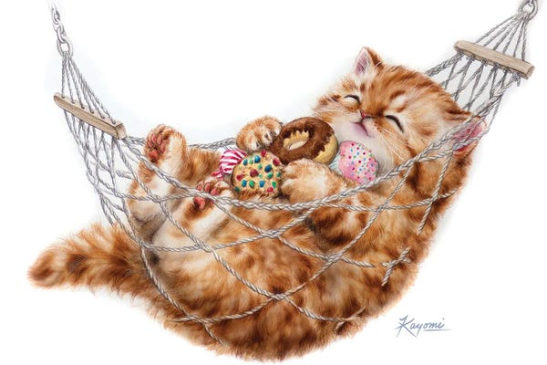 Kittens: Happy Hammock by Kayomi Harai