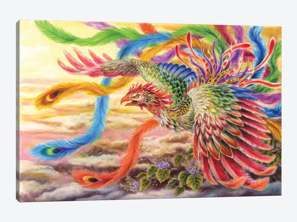 Houou Japanese Phoenix by Kayomi Harai 1-piece Canvas Art
