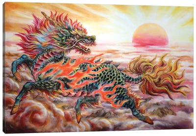 Kirin Canvas Art Print - Dragon Art