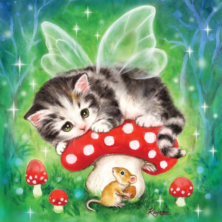 Kitten Fairy Mushroom II