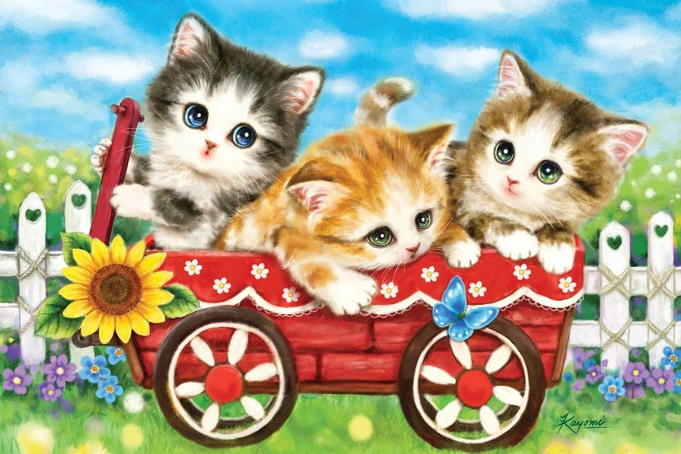 Kittens In Wagon