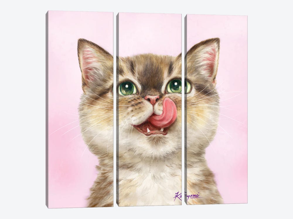 365 Days Of Cats: 37 by Kayomi Harai 3-piece Art Print