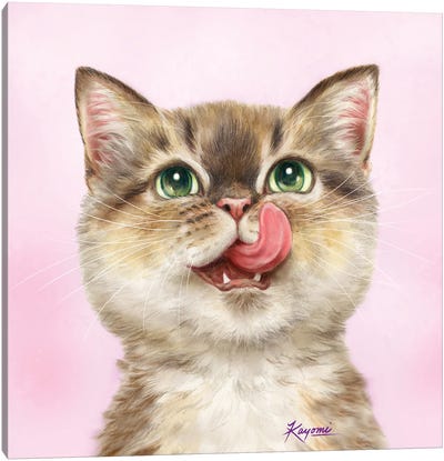 365 Days Of Cats: 37 Canvas Art Print - Kitten Art