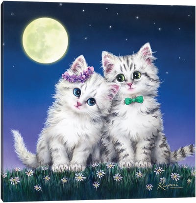 Moon Romance Canvas Art Print - Kayomi Harai