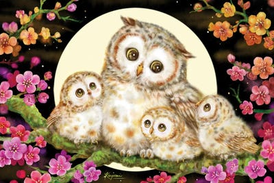 Moonlight Lullaby by Kayomi Harai metal wall art