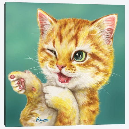 365 Days Of Cats: 45 Canvas Print #KYI24} by Kayomi Harai Art Print