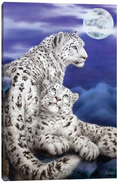 Nocturne Canvas Art Print - Leopard Art