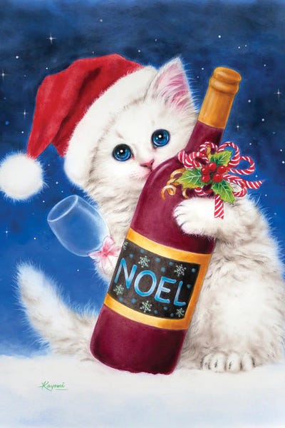 Christmas Animals: Noel Wine by Kayomi Harai