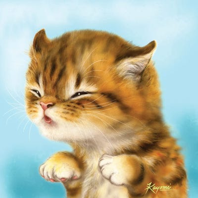 365 Days Of Cats: 53 by Kayomi Harai art print