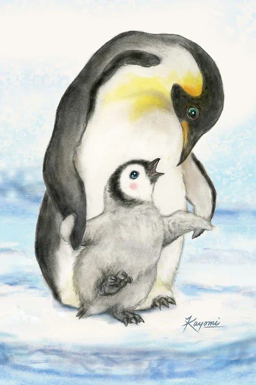 Penguins Holding Hands