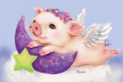 Pig Moon by Kayomi Harai art print